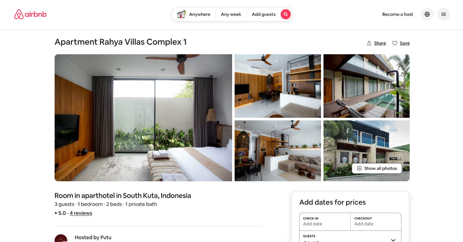 Rahya Villas на Airbnb